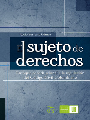 cover image of El sujeto de derechos